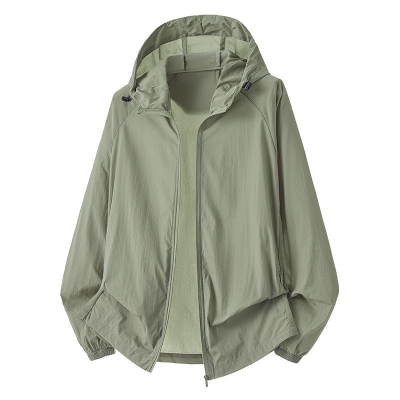 Oblečení s kapucí na ochranu proti slunci Ultratenké Prodyšné Lehké Venkovní UPF70+ košile na ochranu proti slunci