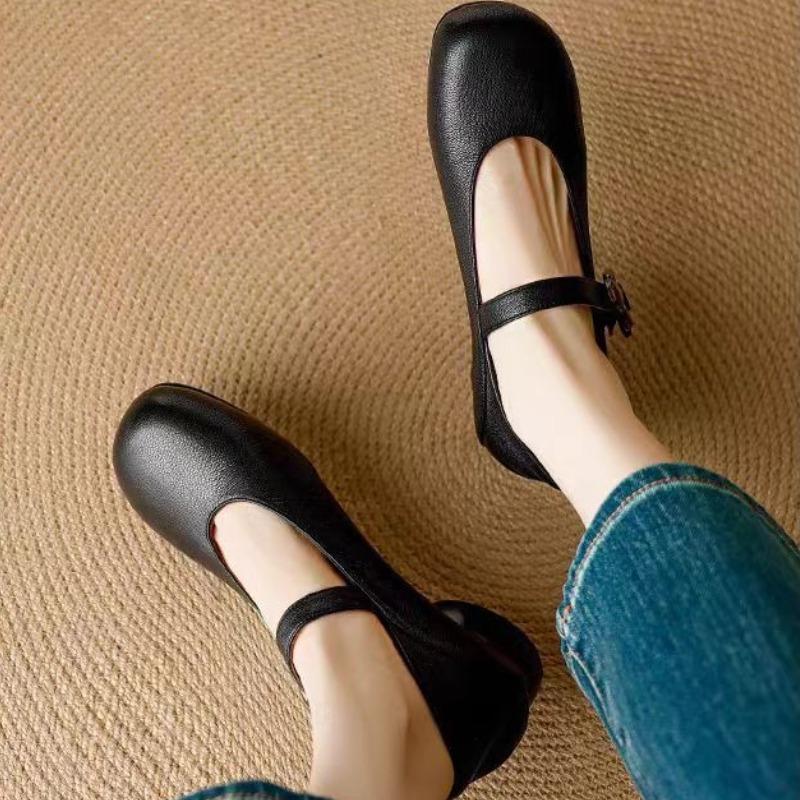 Fashion All-match Limited Edition New Platform Heels for Summer 2025 Women's Block Heel Square Toe Wrapped Toe Sandals