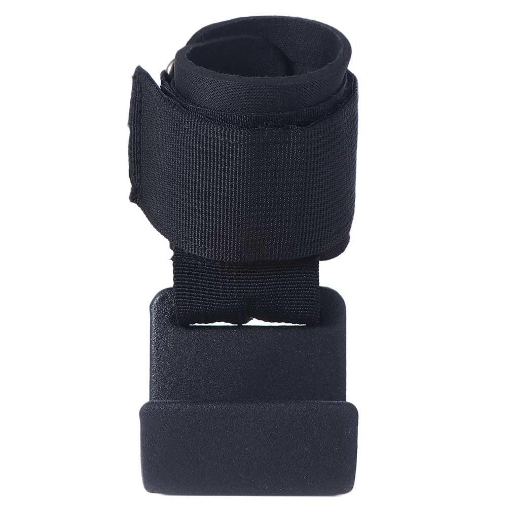 

1 PC/Pair Pull-up Weight Lifting Grip Hook Adjustable Black Auxiliary Power Wrist Guard 1 Pair Non-Slip Steel Hook Grips Strap