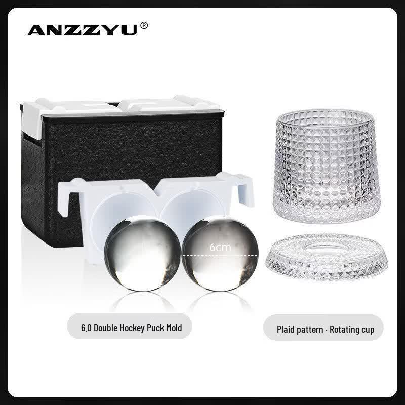 Clear Whiskey Ice Ball Mold