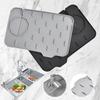 Sink Splash Guard, Pack of 2 Mini Kitchen Faucet Mat, Can be Used on Both Sides, Tap Sink Splash Guard, Splash Guard, Suitable for Kitchen Sink,