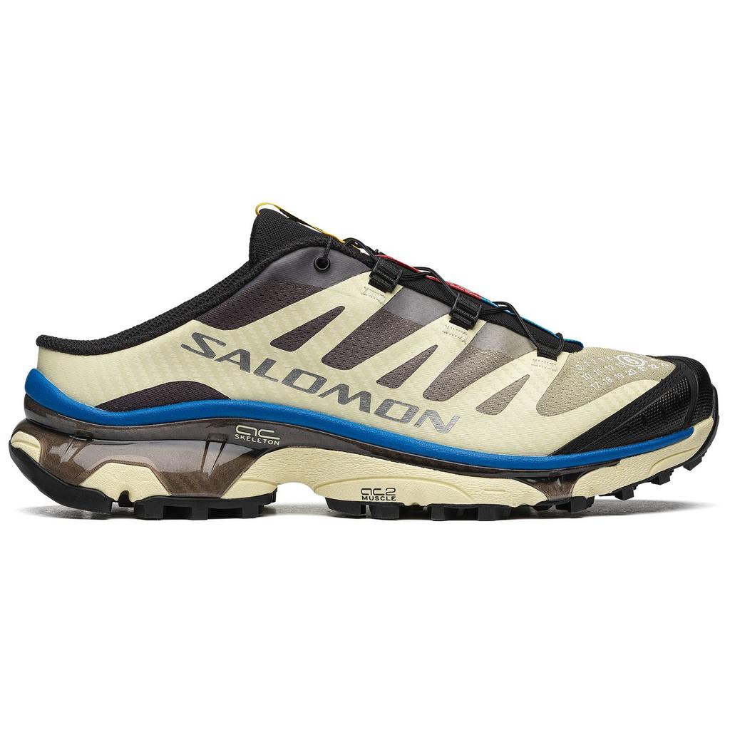 Mm6 Maison Margiela X Salomon Xt-4 Mule Comfortable Durable Low-Top Casual Trail Running Shoes Unisex Sneakers Light-Yellow Gray 475360