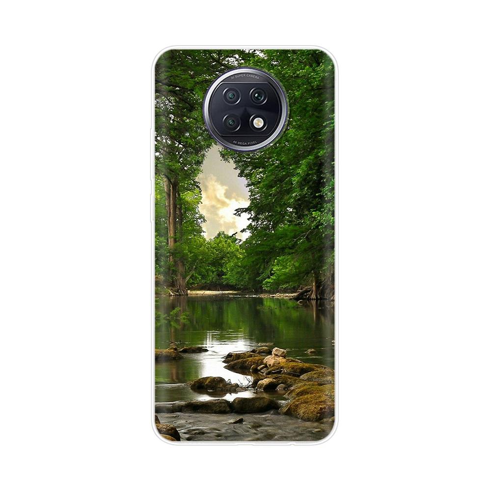 Fashion TPU Phone Case For Xiaomi Redmi Note 9T Soft Silicone Painting Case for Redmi Note 9T 5G Case Note9T 9 T coque flower