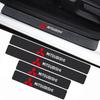 4 Pezzi Adesivi Copri Soglia 3D per Portiera Auto Piastra Anti-graffio Soglia Porta Auto Per Mitsubishi X ASX L200 Colt Outlander Pajero