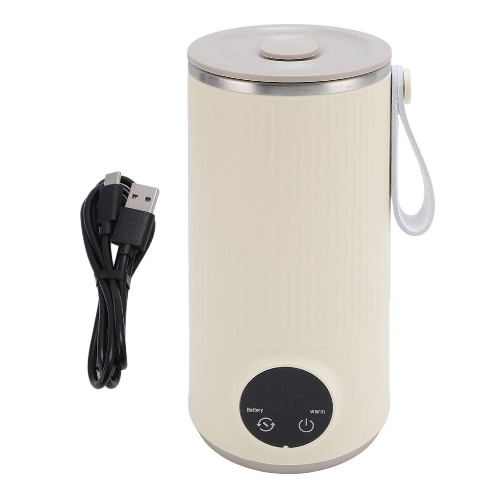 Portable Bottle Warmer Mixer Constant Temperature Multifunctional Cordless Travel Bottle Warmer for Outdoor