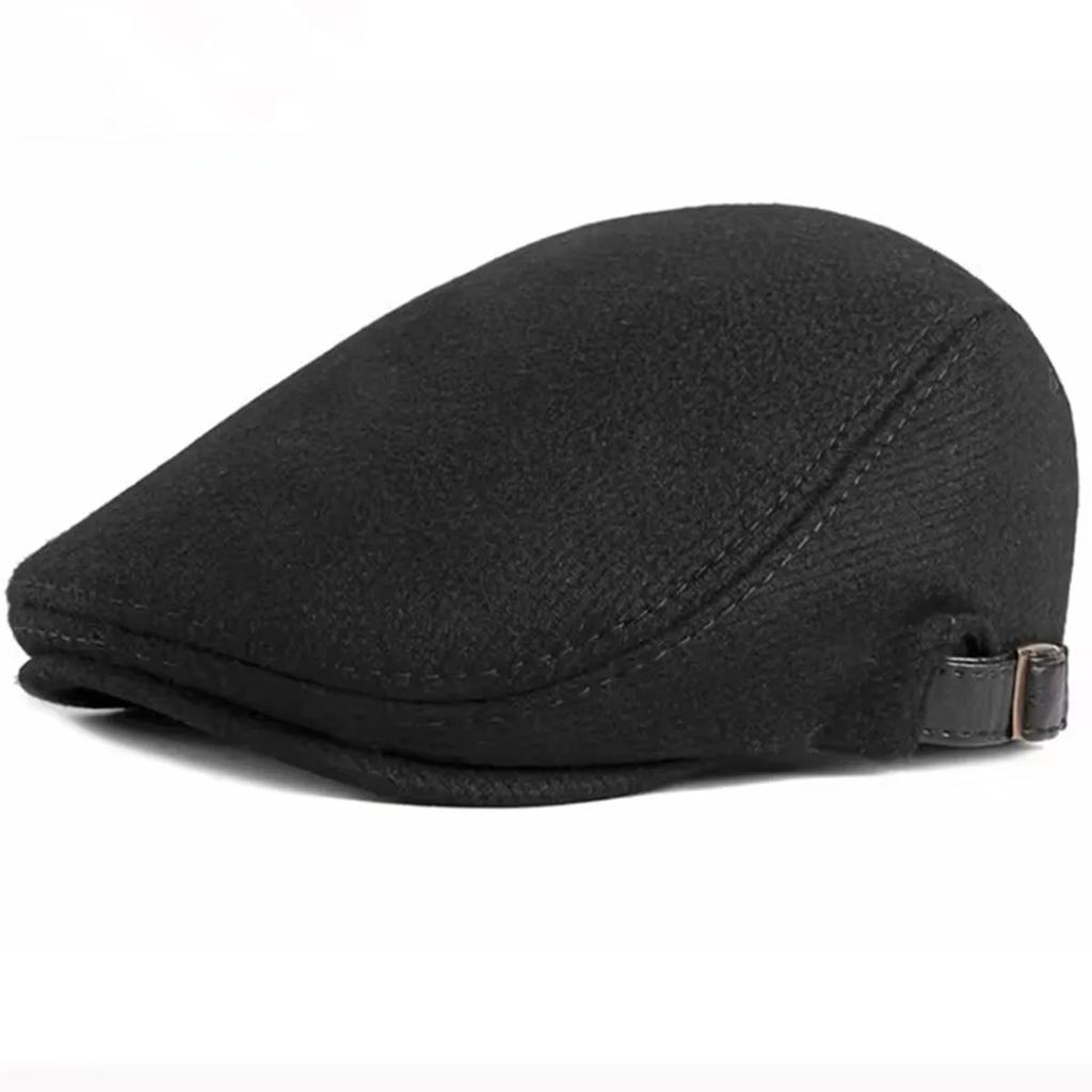 Berretti Newsboy a Spina di Pesce e Quadretti Retrò da Uomo Cappelli da Pittore Britannici Berretti Piatto Regolabile con Fibbia Laterale Berretti Hip Hop