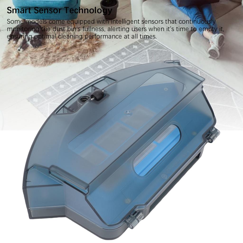 Robot Vacuum Dust Bin High Capacity Efficient Filtration Dust Collector Box Replacement Parts for Coredy R650 R750 R580 G800