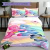 3pcs Duvet Cover Set (1*Duvet Cover + 2*Pillowcase, Without Core), Care Bears Print Bedding Set, Bedroom Decor, All‑Season, Birthday Gift