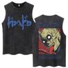 Anime Dorohedoro Kaiman Vintage Sprane Podkoszulki Harajuku Manga Bezrękawnik T-shirt Mężczyźni Kobiety Bawełna Luźny T-shirt