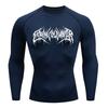 Printed Men's Tight T-Shirt Running Compression Compression T Shirt Gym Fitness Jogging Short Sleeve Male Casual Shirt Tops