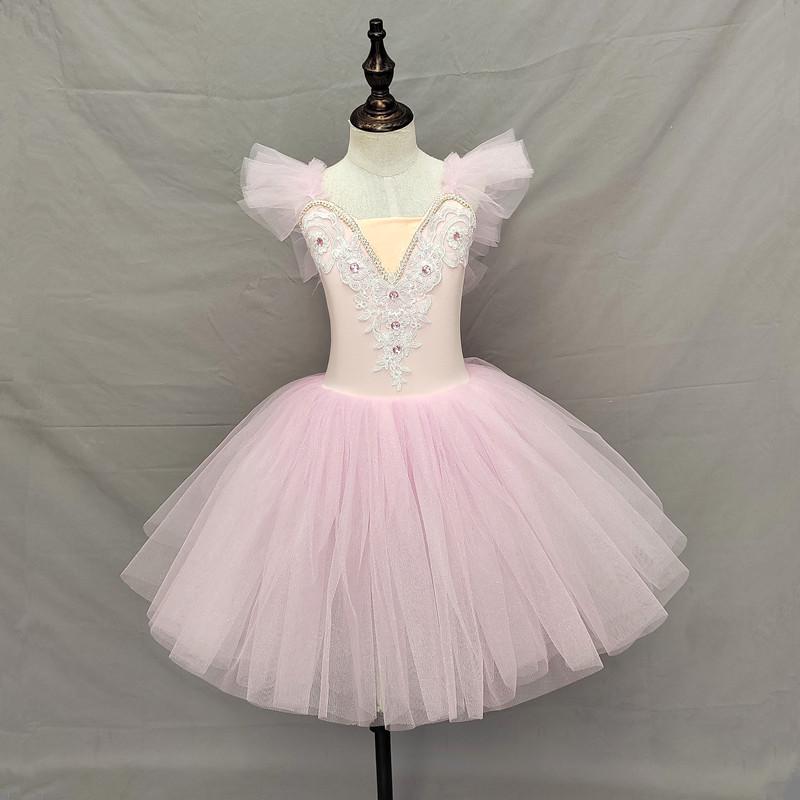 Costume da Balletto per Bambini: Gonna Performance Cigno Piccolo per Lezione di Danza - Edizione 1 Giugno