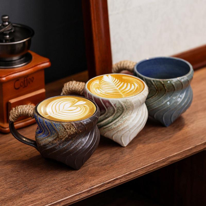 Ceramic Coffee Cup Afternoon Tea Latte Cup High Value Household Water Cup Mug