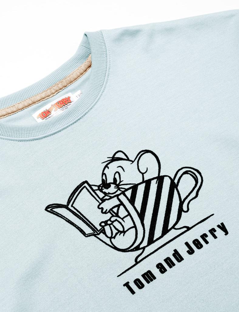 And Pajama Set Tom Jerry Girls Cardboard Long Sleeve Pajamas Top and Bottom Set Room Wear T Suit 15114850180100 Saxophone 100 [Tom Jerry] &