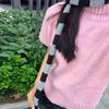 Girl's Striped Long Scarves Y2K Striped Scarf Harajuku Gothic Neck Warm Winter Warm Scarf Thickened Black White Shawl Wrap Women