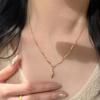 Fashion Water Drop Pendant Necklace for Women Light Luxury Laziness High Quality Irregular Tassel Collar Chain Necklace Jewelry