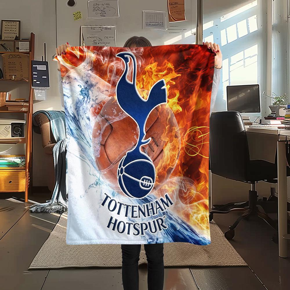 

Spurs logo Print FlAannel Blanket, High quality Comfortable for All Seasons, Home Decor, Warmth and Comfort 80cm x 120cm