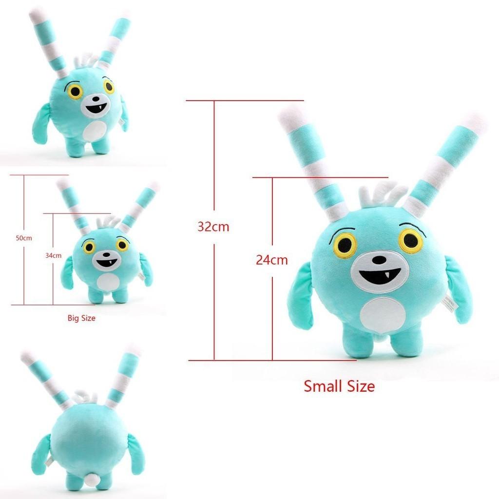 Adorable Blue Bunny Plush Doll Abby Hatcher Bozzly Stuffed Toy For Kids