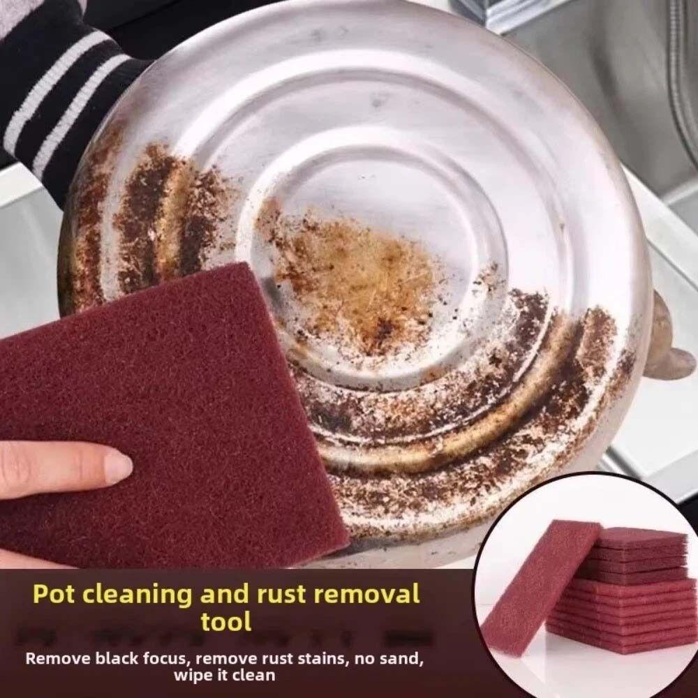Rust Removal Emery Scouring Pad Grinding Emery Scrubber High Quality Nylon Scrubbing Cloth  Home