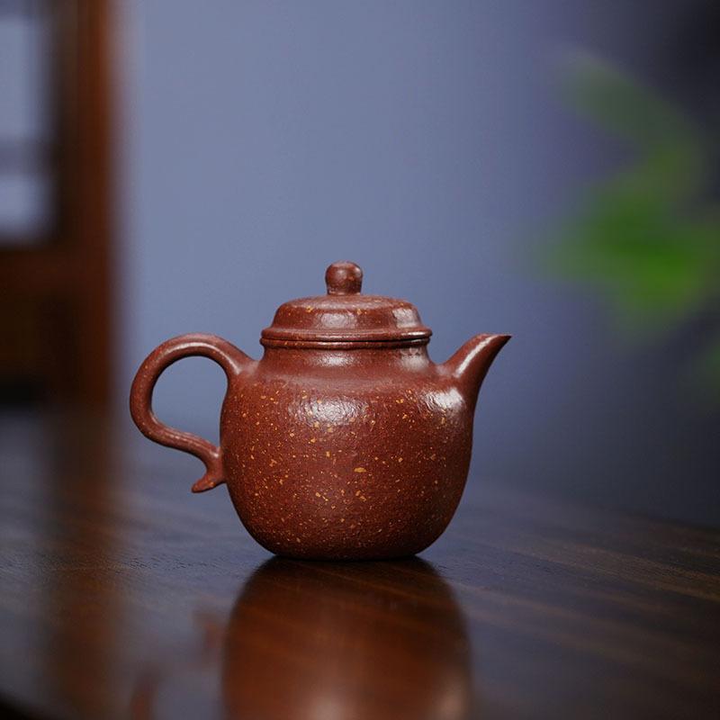 

125ml Retro Yixing Purple Clay Teapots Artists Handmade Autumn Pot Raw Ore Downhill Mud Kettle With Infuser Zisha Tea Set Craft
