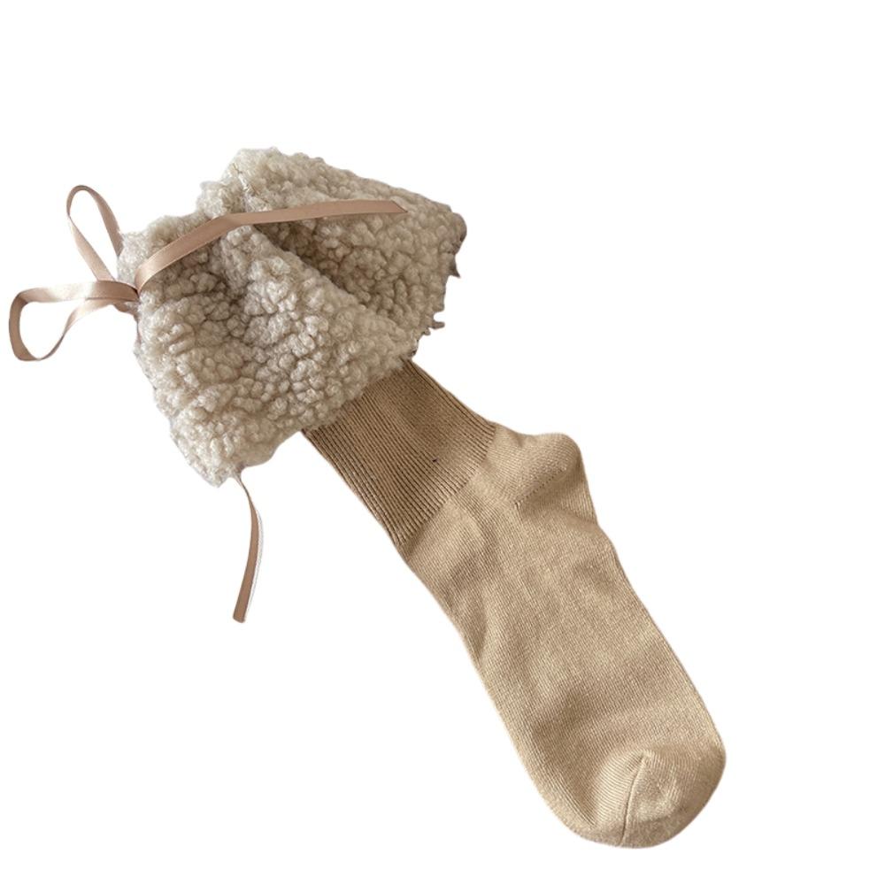 

Turnup Mid-tube Socks Y2k Cotton Socks Woman Fashion Ruffle Socks Girl