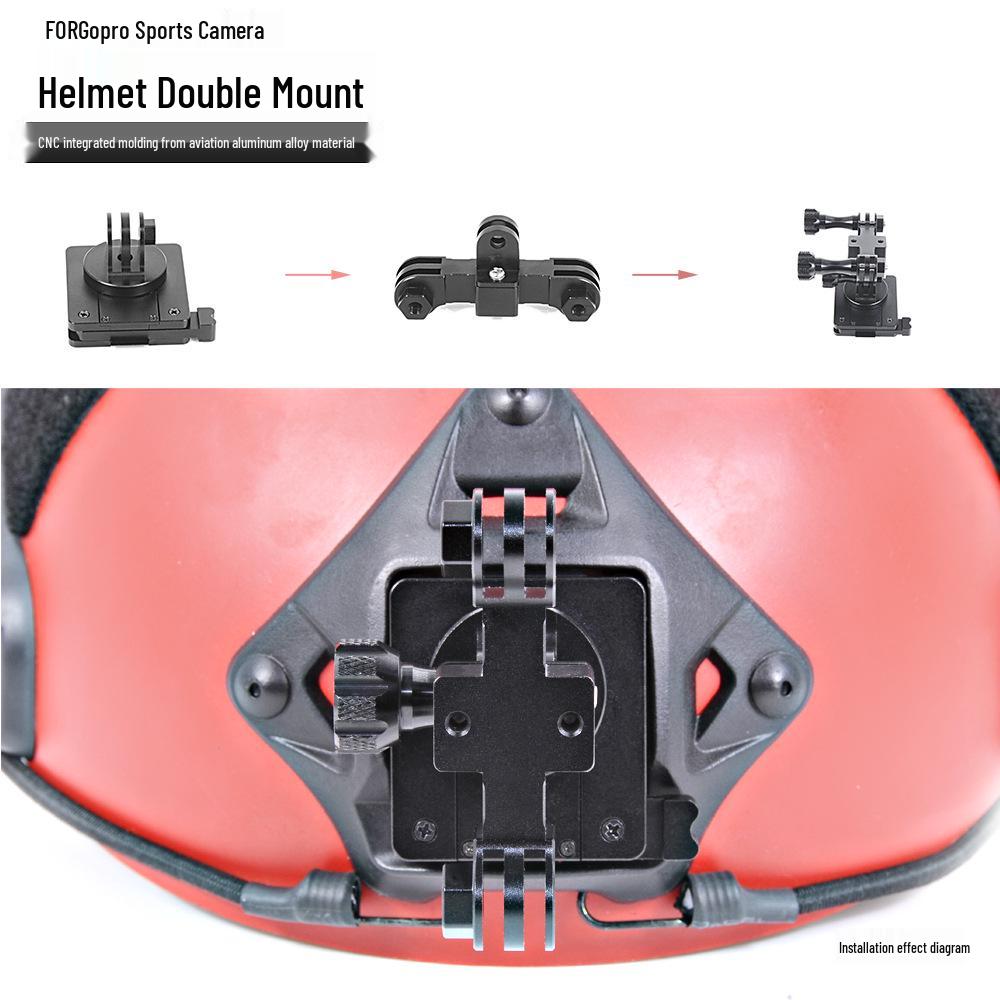 Gopro Compatible Aluminum Alloy Multi-functional Bracket & Headband Adapter