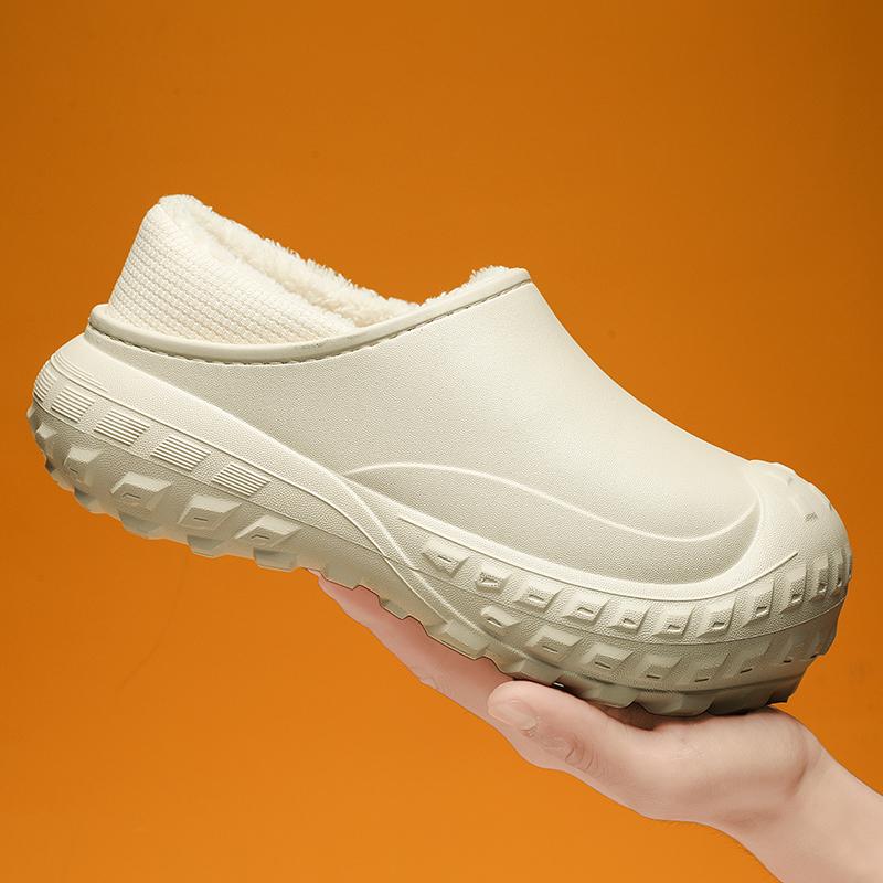 

Новые модные непромокаемые зимние женские и мужские ботинки, новые плюшевые зимние ботинки, ботильоны для пар, теплая черная легкая обувь на платформе