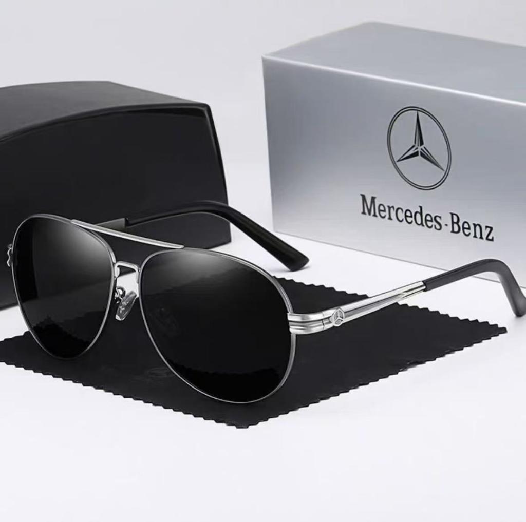 Car Sticker For Mercedes Benz A B C E S V Class GLB GLC GLE AMG Pilot SLK SLC ML Car High Men Anti Glare Driver Goggles Polarize