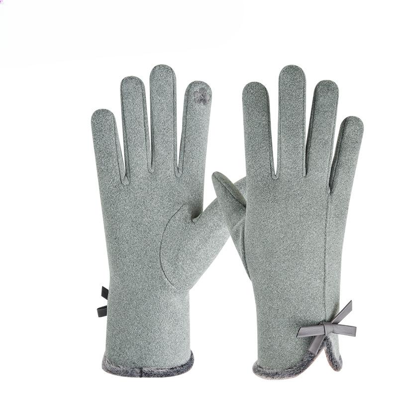 Winter Gloves for Women Plus Velvet Thickened Autumn Riding Gloves for Driving Winter Cold Protection and Warm Touch Screen Riding Electric Bike