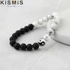 Neues Naturstein Yin Yang Perlenarmband Klassisches verstellbares Armband für Männer Frauen Best Friend Geschenk