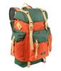 L.L.Bean Continental Backpack, Color Block, One Size Fits Most, Sail OrangePine Green, Multicolor, 1000211094