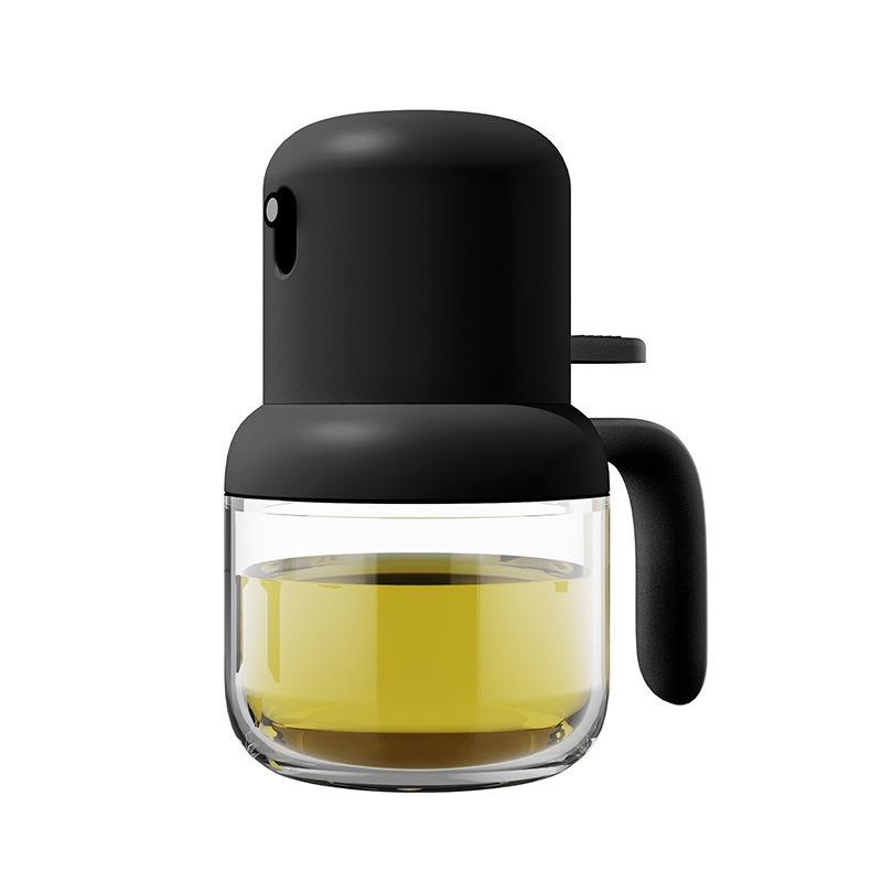 Household Heat-resistant Glass Spray Bottlekitchen Press-type Spray Oil Control Bottle Kitchen Spray Bottle
