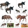 Antelope Wildlife Model Static Plastic Toy Scene Decor For Kids
