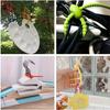10pcs Silicone Reusable Cable Organizer Winder Ties, Multi-Function Fastener Sleeves, Cable Management Bags, Food Saver, Headphone Wire Clips