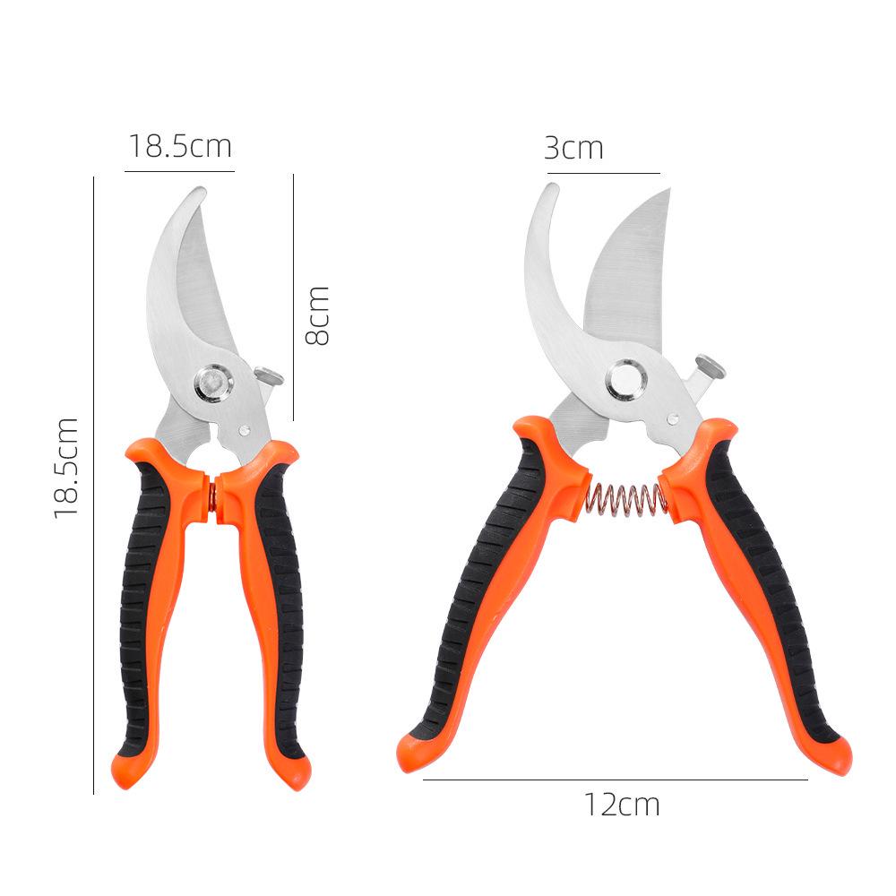 Stainless Steel Multifunctional Pruning Shears for Fruit Picking, Flowers, and Grafting.