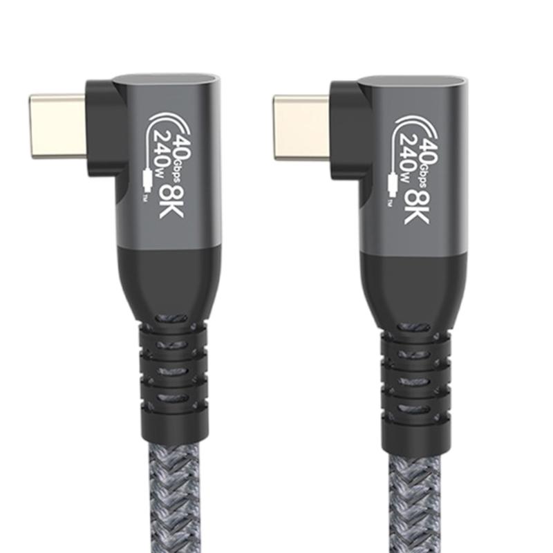 Speed USB 4 Cable for Thunderbolt3/4 Device,240W Power Delivery,40Gbps,8K Display Connectivities USB C To USB C Cord