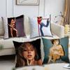 TTate MMcRRae Pillow Cases Organic Linen Pillow Case DoubleSided Print Cushion Cover for Sofa Home Decor Gift