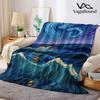Style Starry Sea Ship Flannel Blanket Perfect for Sofa Office Bed Travel Sleep Read Relax Camping four season use