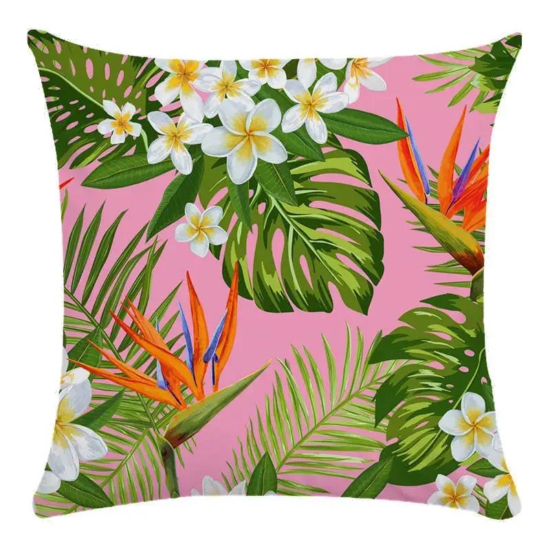 Sofa Kurzplüsch Kissenbezug Bunt Frisch und Weich Zuhause Weiße Gardenie Serie Kissenbezug