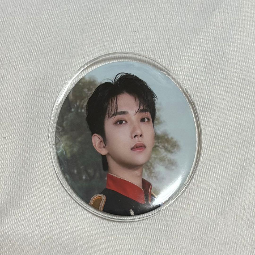 [USED] SEVENTEEN Joshua Military Uniform Button Badge Soul Cafe Korea