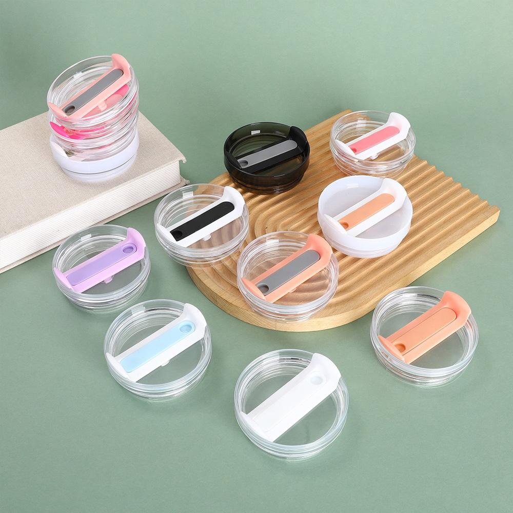 Sealing Splash Spill Proof Replacement Lids for Stanley 40 Oz Tumbler with Handle Cap Quencher H2.0 40oz Mug Cup Accessories