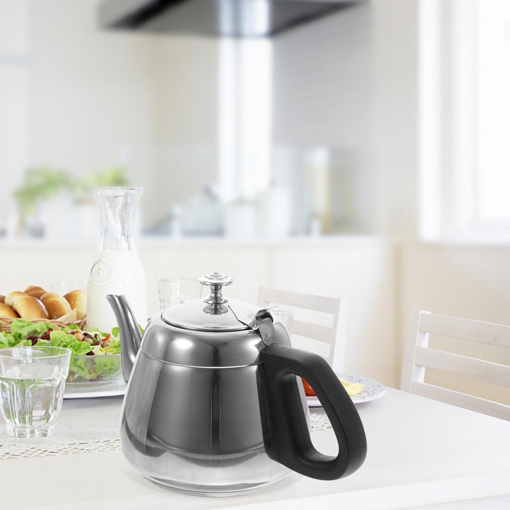 Kettle Wear-resistant Teapot for Kitchen Stainless Water Bottle Stove Daily Use Steel You Can
