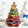 Yousheng Gingerbread House Christmas Decoration Resin Gingerbread Christmas Tree Hanging Ornaments for Tree Holiday Party Home Decor