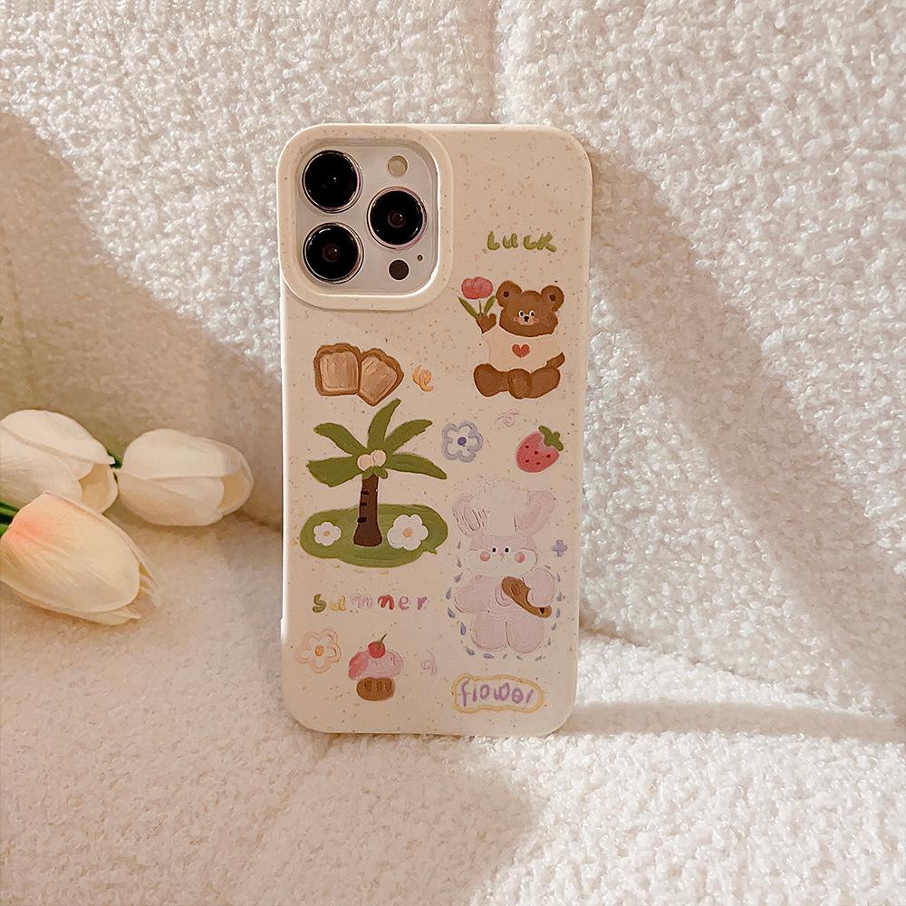 Coconut Bear 14ProMax Mobile Case 13 Applicable To 16 Apple IPhone Degradable 12 All Inclusive XR15