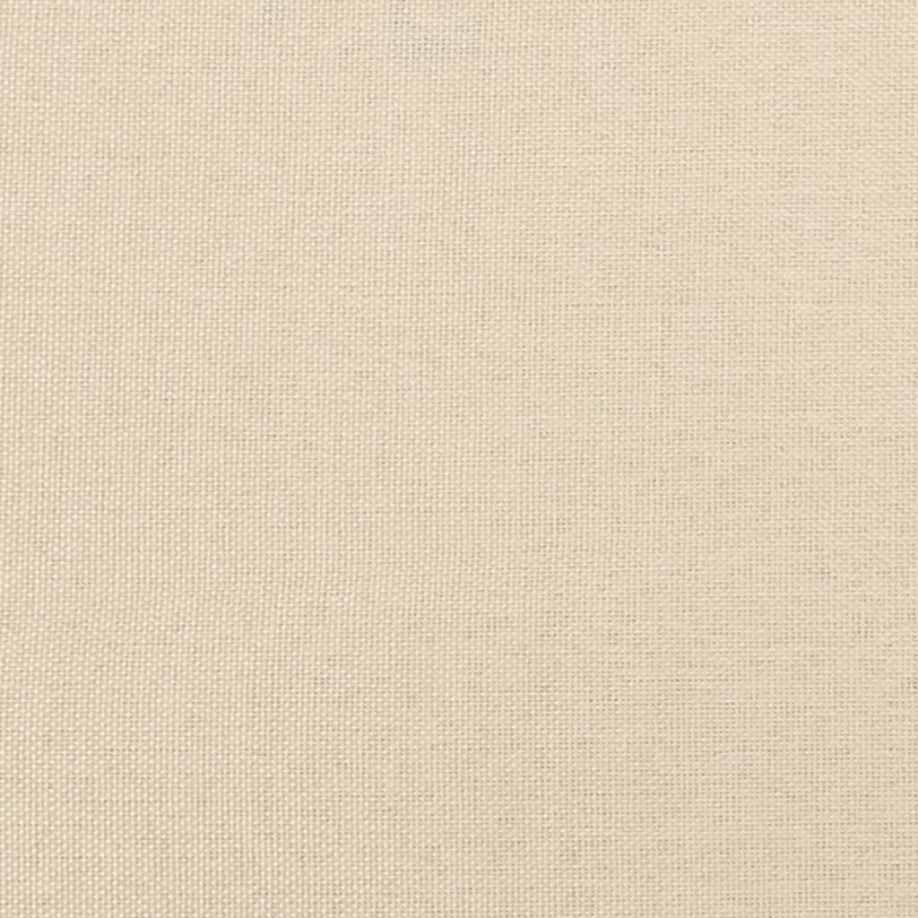 Vidaxl Rama Łóżka Bez Materaca Kremowa 90X200 Cm Tkanina