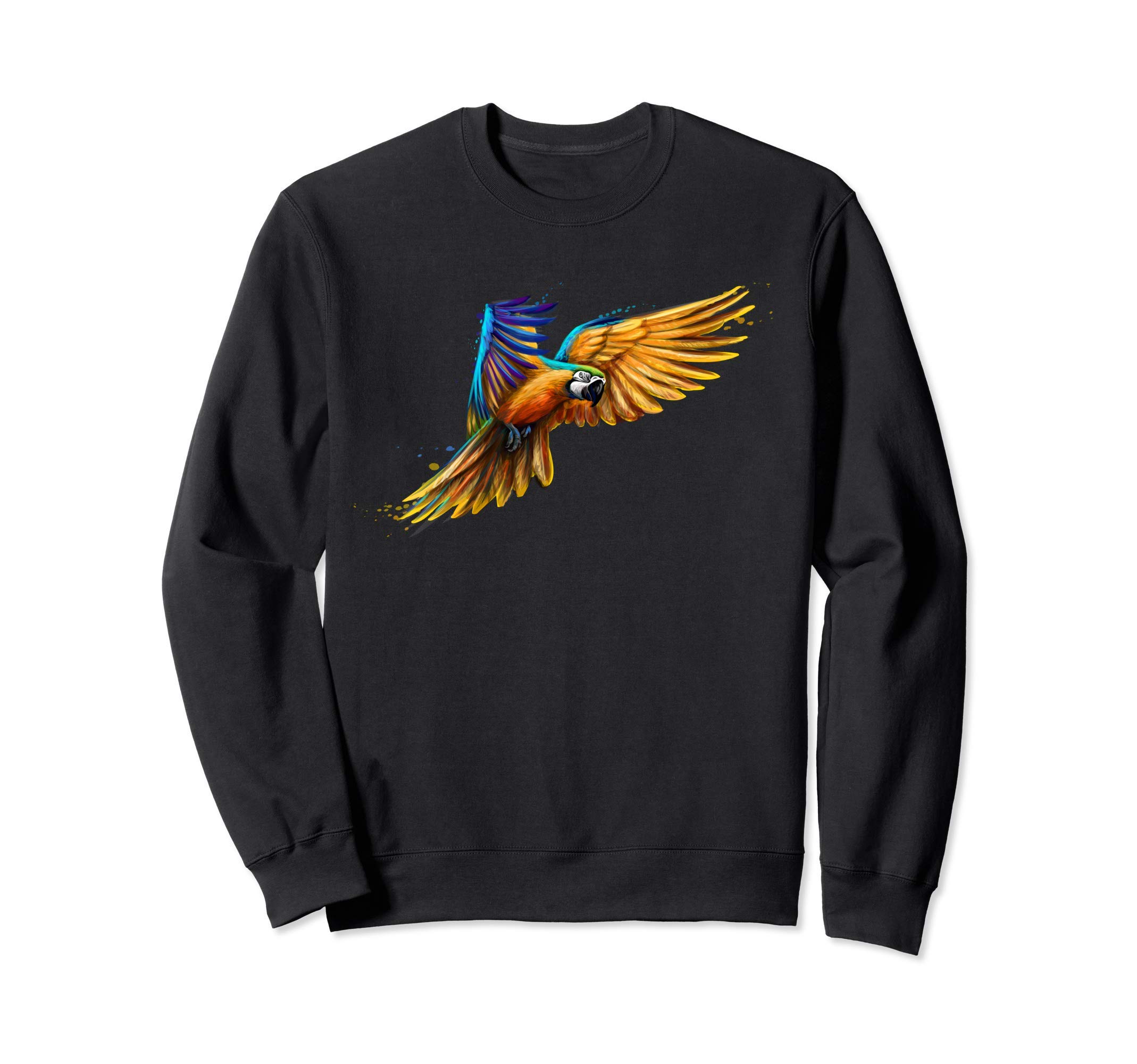 

Parrot Funny Colorful Tropical Bird Cool Jungle Animal Trainer чёрный