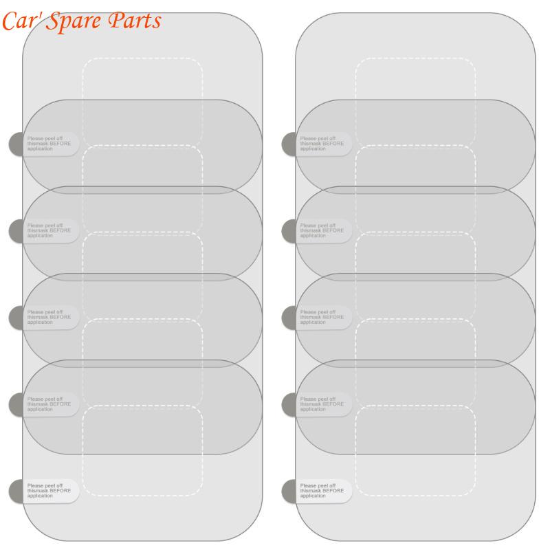 Y4UA Car Windshield Films Dashboard Camera Sticker Ensures Stable Recording Prevent Slipping For Weather Conditions 10pcs