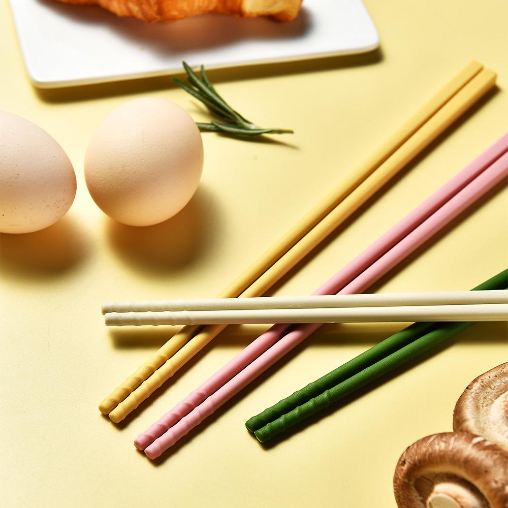 Silicone Kitchen Spoon & Chopstick Set – 2-Piece Food Tool