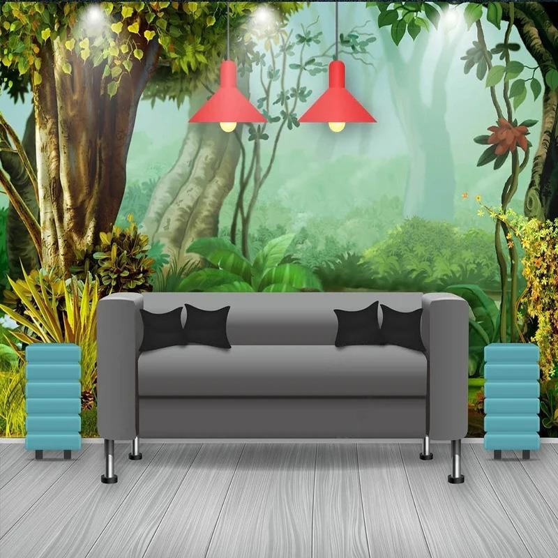 Creative Landscape Wallpaper Woods 3d Fresco Living Room Restaurant Background Wall Mural Decor