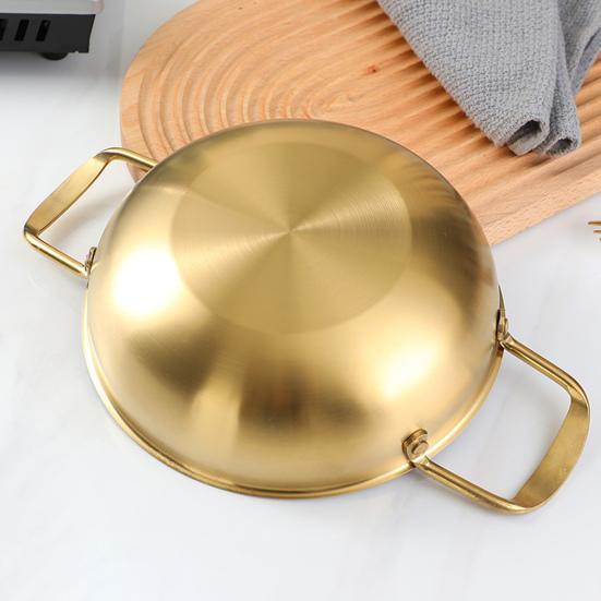 Modern Ramen Steel Simple Pan Reusable Stainless Operation