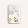 Cute Couple Photo Dog Cartoon Pattern Y2K Card Holder Magnetic For iPhone 17 For Samsung Galaxy S26 FE For MagSafe Wallet Cover